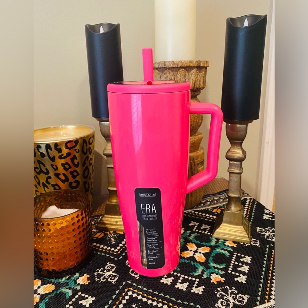 Neon Pink 40oz BruMate ERA